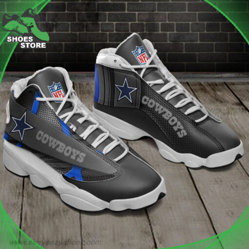 Dallas Cowboys Mesh Design Air Jordan 13 Shoes