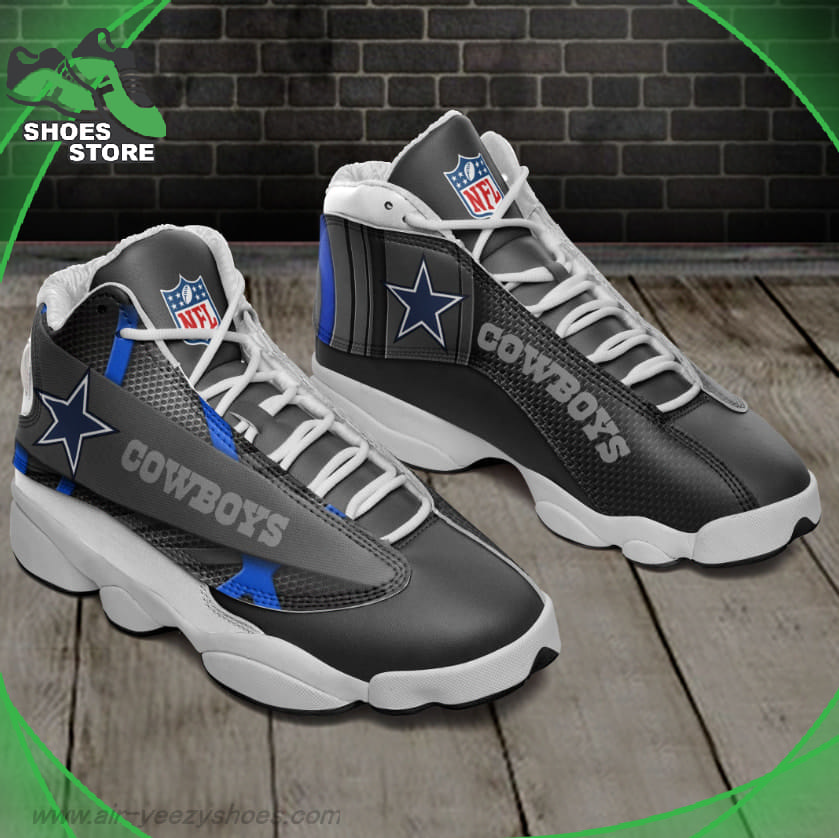 Dallas Cowboys Mesh Design Air Jordan  Shoes