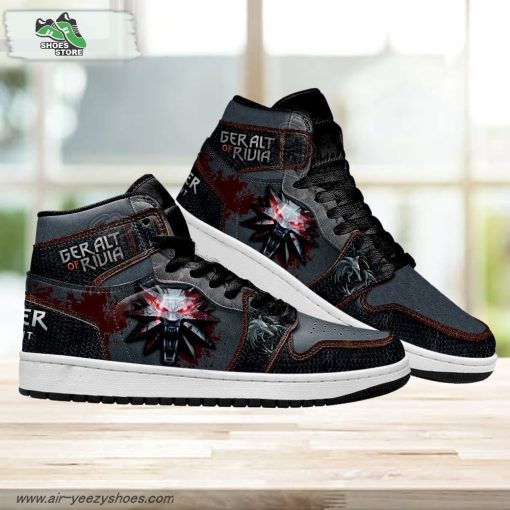 Geralt of Rivia Symbol The Witcher Shoes Custom For Fans Sneakers