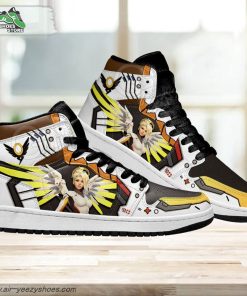 mercy overwatch shoes custom for fans sneakers 3 y3afka
