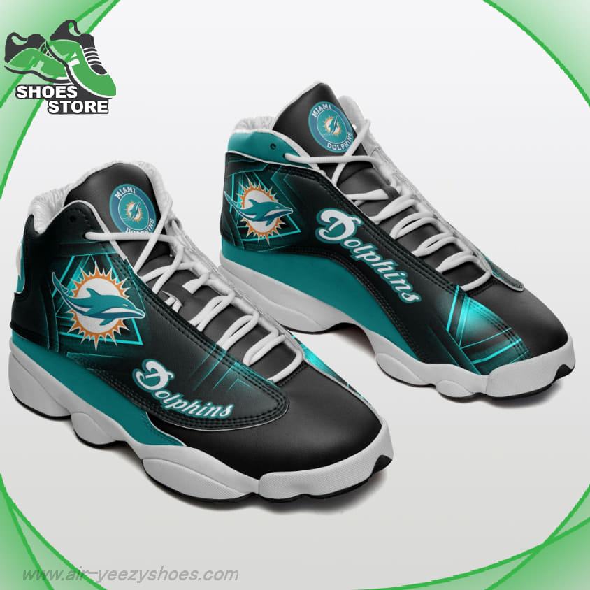 Miami Dolphins Logo Design Air Jordan  Shoes