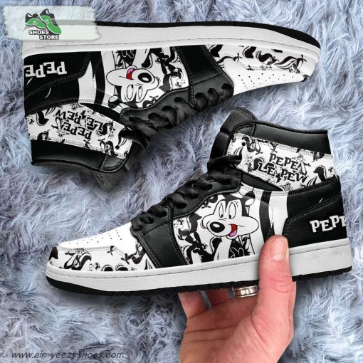 Pepé Le Pew Shoes Custom For Cartoon Fans Sneakers