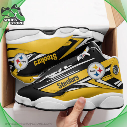 Pittsburgh Steelers Logo Air Jordan 13 Sneakers