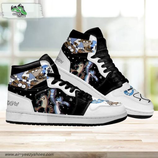 Regular Show Mordecai and Rigby Shoes Custom Sneakers For Cartoon