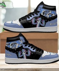 regular show mordecai shoes custom sneakers for cartoon 1 rvs23w