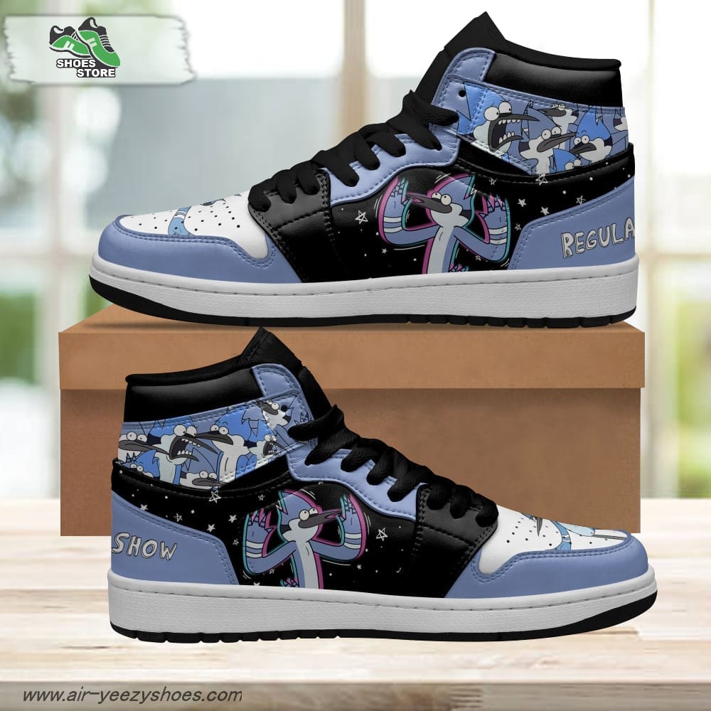 Regular Show Mordecai Shoes Custom Sneakers For Cartoon