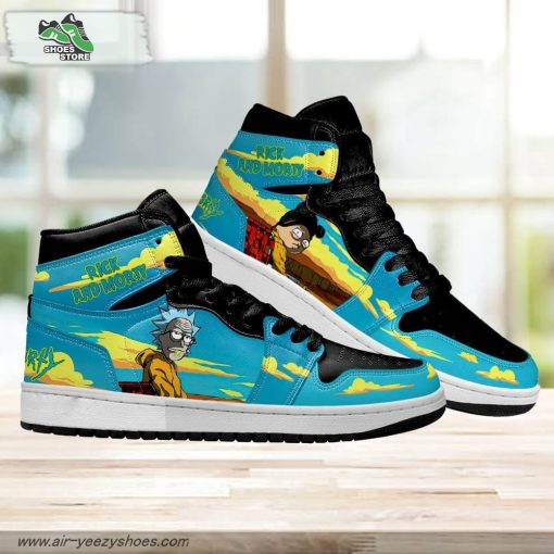 Rick and Morty Crossover Breaking Bad Sneakers