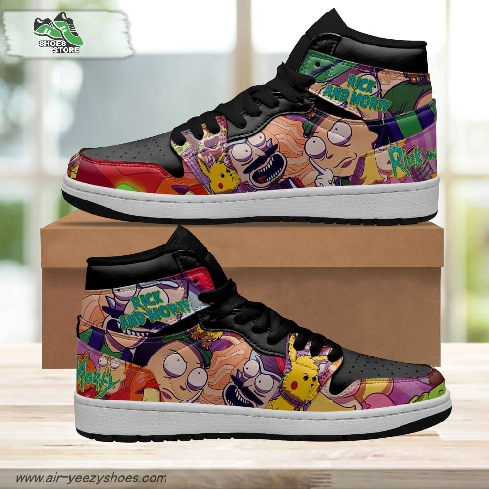 Rick and Morty Crossover Super Mario Sneakers