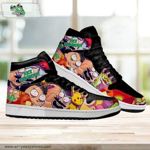 Rick and Morty Crossover Super Mario Sneakers