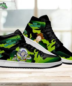rick and morty crossover toy story sneakers 3 hlwoli