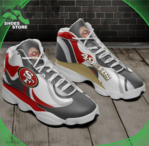 San Francisco 49ers Logo Air Jordan 13 Shoes
