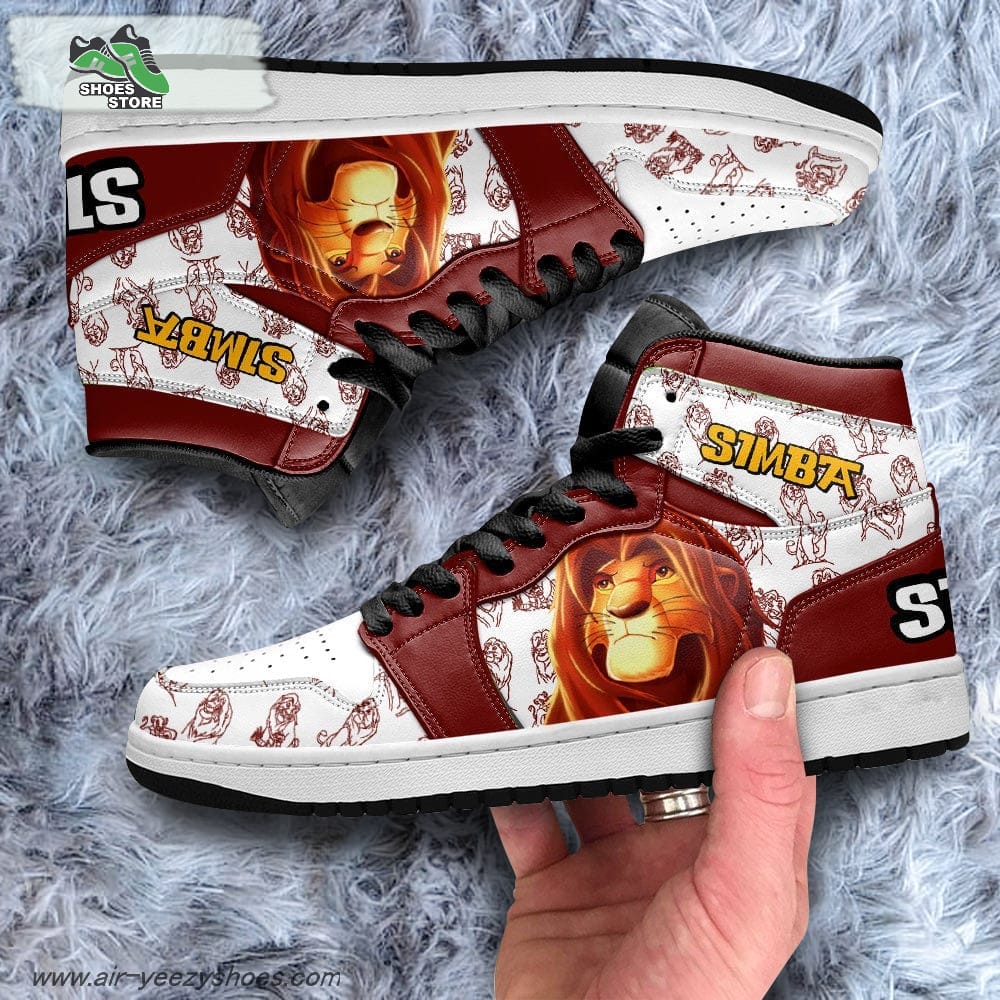 Simba Shoes Custom For Cartoon Fans Sneakers