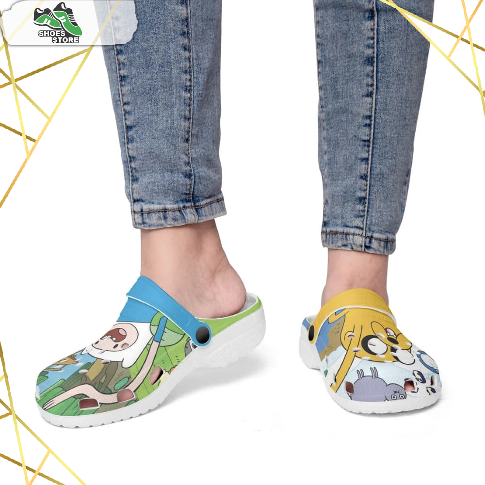 Adventure Time Cartoon Crocs Shoes