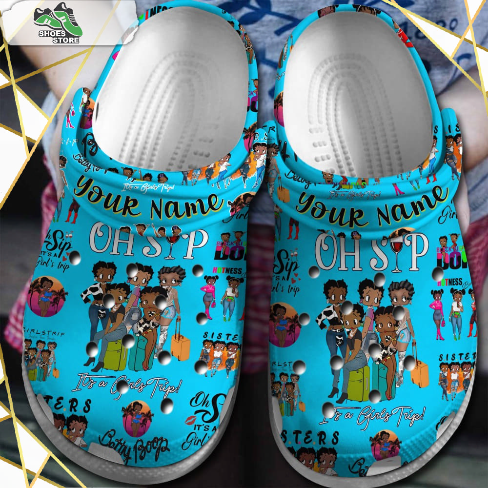 Betty Boop Cartoon Crocs Shoes