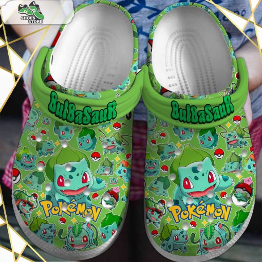 Bulbasaur Pokemon Cartoon Crocs Shoes