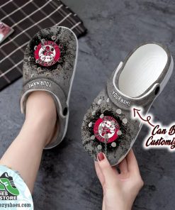 chicago bulls personalized chain breaking wall clog shoes basketball crocs 2 pddmvy