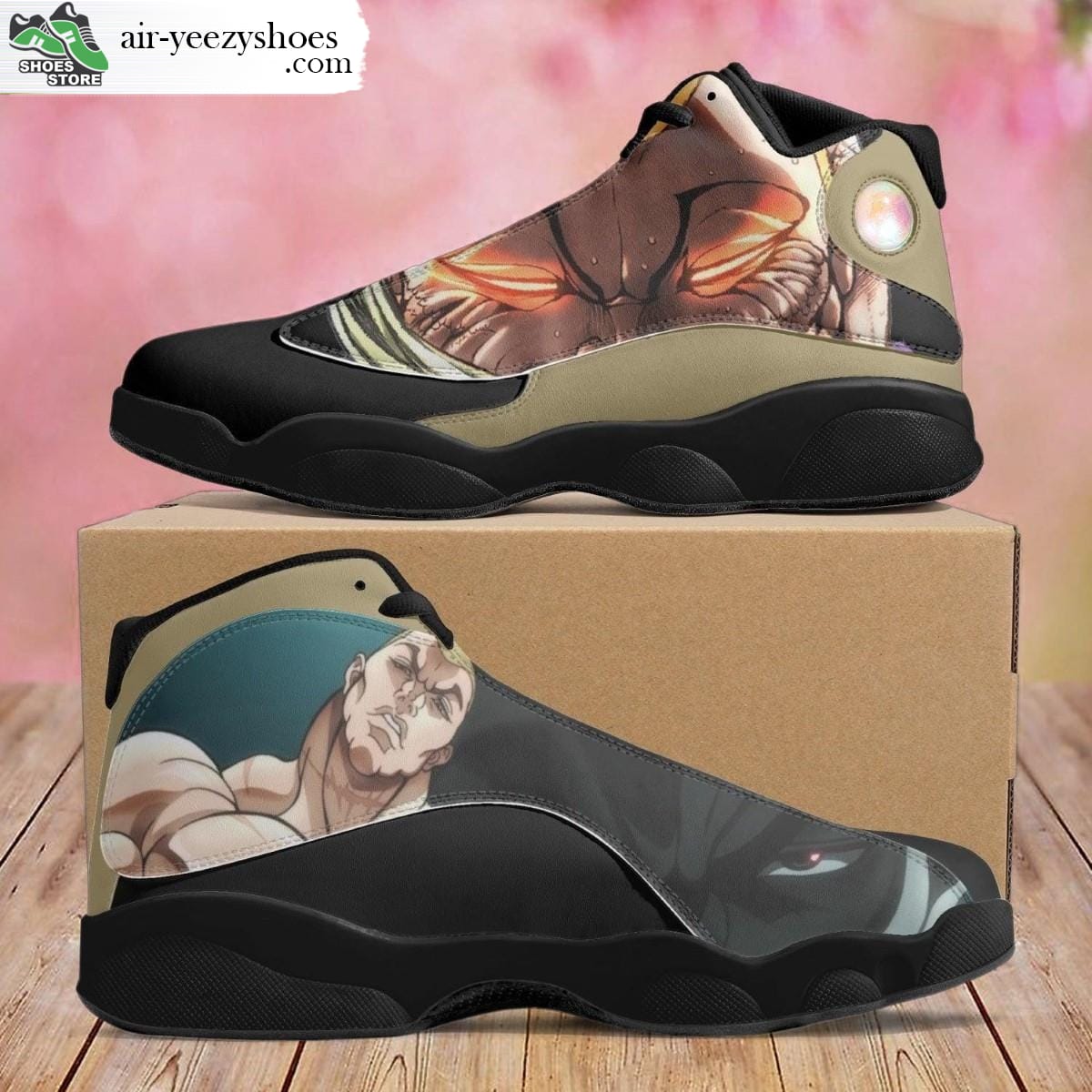 Jack Hanma Jordan 13 Shoes, Baki Anime Gift