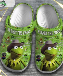 kermit the frog cartoon crocs shoes 2 m4fyah