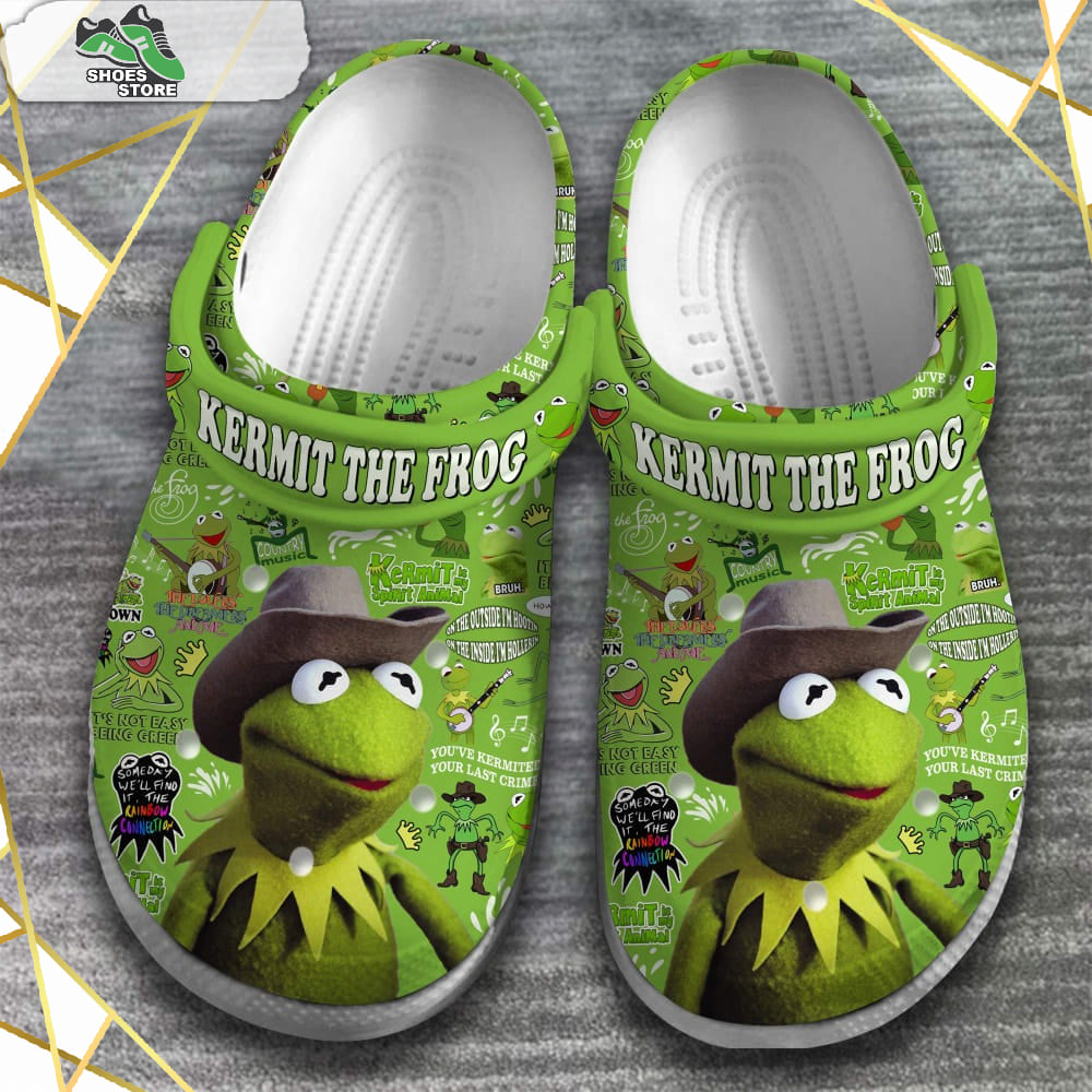 Kermit The Frog Cartoon Crocs Shoes