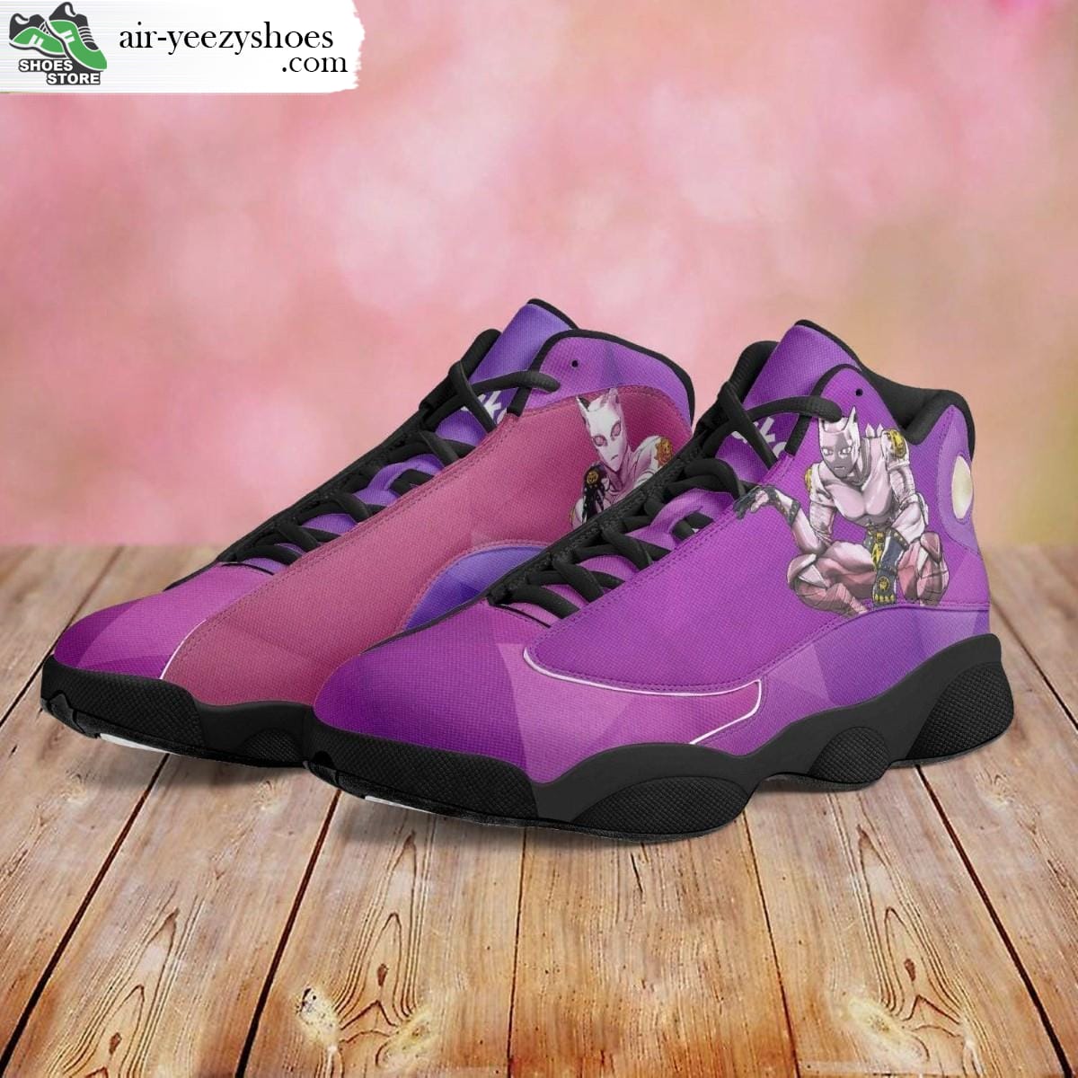 Kira Killer Queen Jordan 13 Shoes, JoJo's Bizarre Adventure Gift for Fan