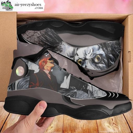 Light And Ryuk Jordan 13 Shoes, Death Note Gift