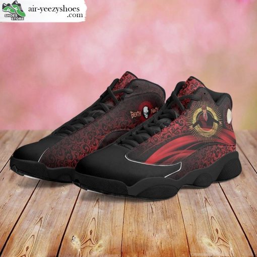 Light Yagami Red Roses Jordan 13 Shoes, Death Note Gift