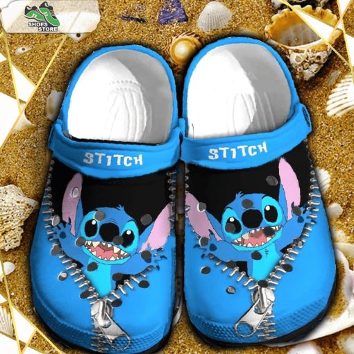 Lilo & Stitch Blue Crocs Clog Shoes