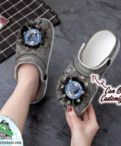 memphis grizzlies personalized chain breaking wall clog shoes basketball crocs 2 cnp61r