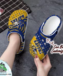 personalized baltimore ravens polka dots colors clog shoes football crocs 2 jt68mi