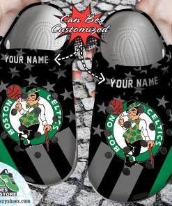 personalized boston celtics star flag clog shoes basketball crocs 1 j29rgn