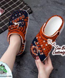 Personalized Chicago Bears Polka Dots Colors Clog Shoes, Football Crocs