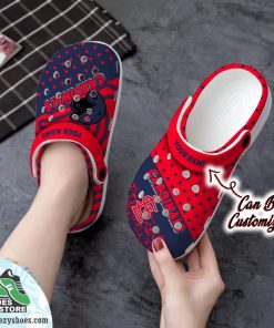 Personalized St. Louis Cardinals Team Polka Dots Colors Clog Shoes, Baseball Crocs