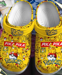 pikachu pokemon anime cartoon crocs shoes 1 aukzep