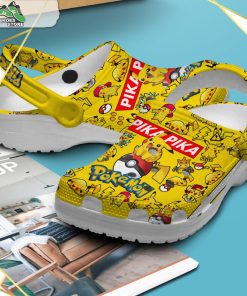 pikachu pokemon anime cartoon crocs shoes 2 eazt88
