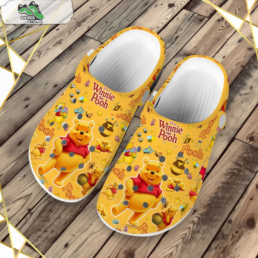 Premium Winnie The Pooh Cartoon Crocs Shoes