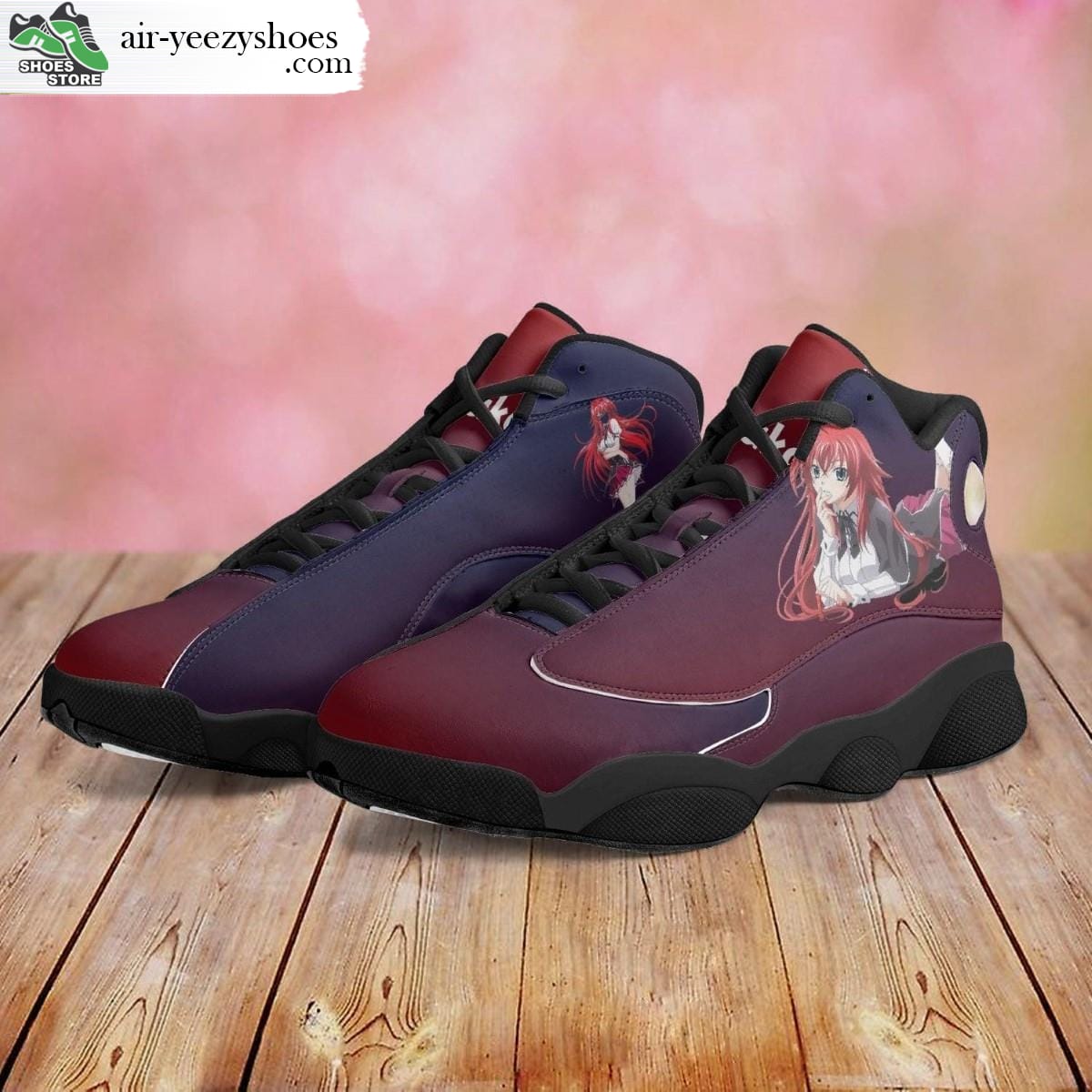 Rias Gremory Jordan 13 Sneaker, High School DxD Gift