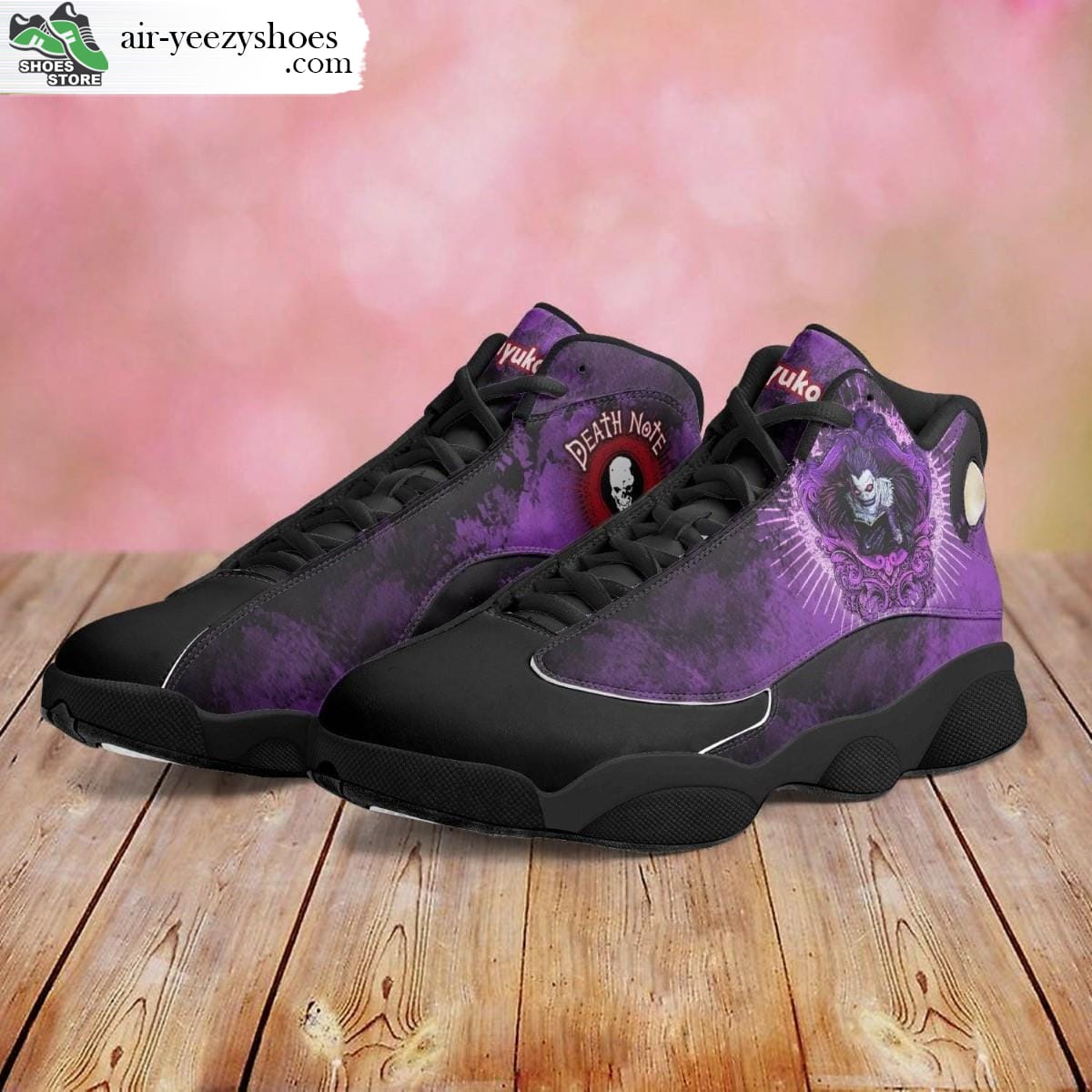Ryuk Purple Jordan 13 Sneaker, Death Note Gift