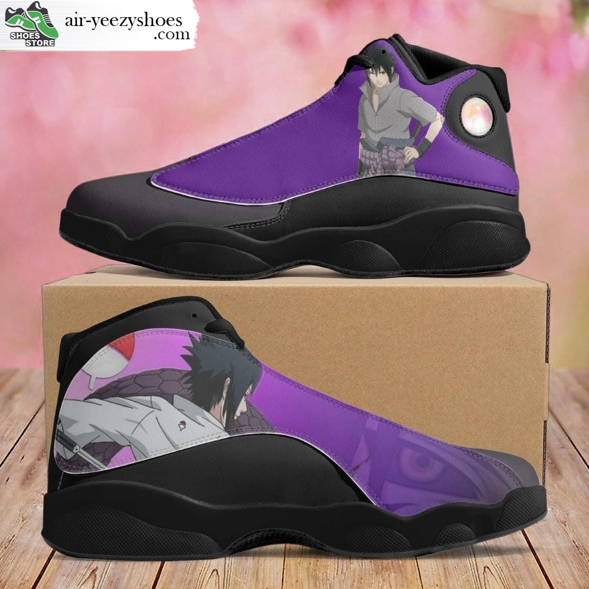 Sasuke Jordan 13 Sneaker, Naruto Gift