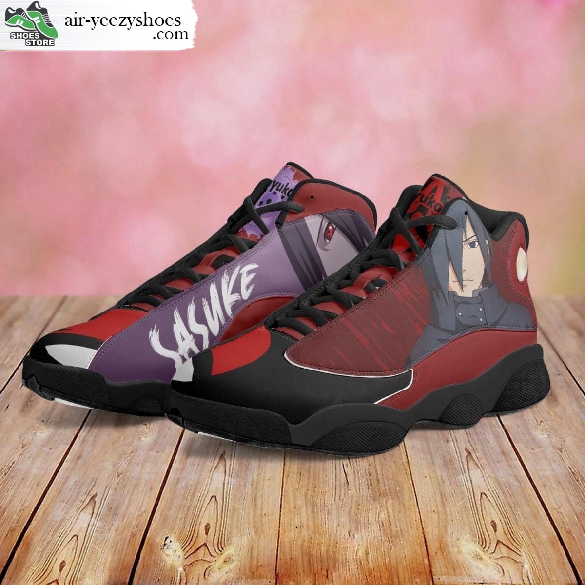 Sasuke Uchiha Jordan 13 Shoes, Naruto Gift