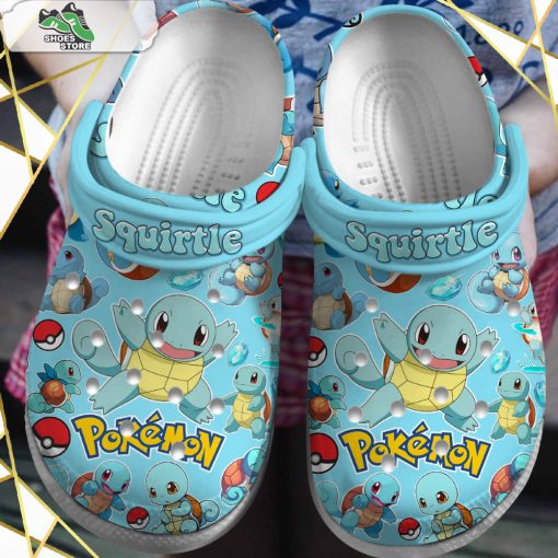Squirtle Pokemon Anime Cartoon Crocs Shoes