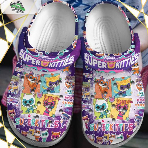 Superkitties Cartoon Crocs Shoes