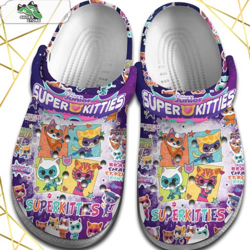 Superkitties Cartoon Crocs Shoes