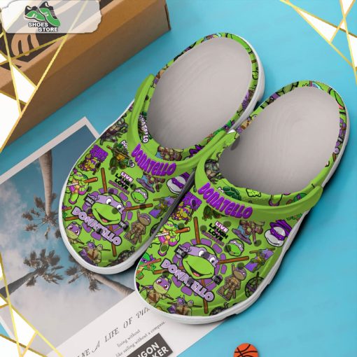 Teenage Mutant Ninja Turtles, Donatello Cartoon Crocs Shoes