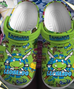teenage mutant ninja turtles leonardo cartoon crocs shoes 1 pvlovf