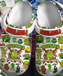 teenage mutant ninja turtles michelangelo cartoon crocs 1 gu9znb