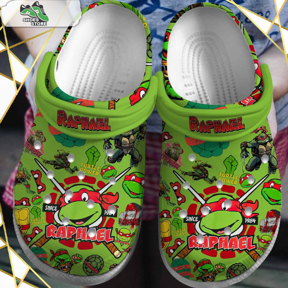 Teenage Mutant Ninja Turtles, Raphael Cartoon Crocs Shoes