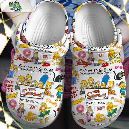 The Simpsons Cartoon Crocs Shoes