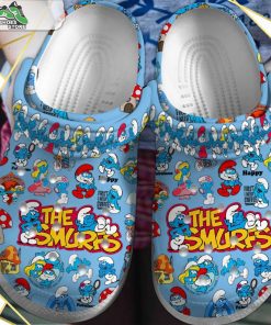 the smurfs cartoon crocs shoes 1 gdcyjm