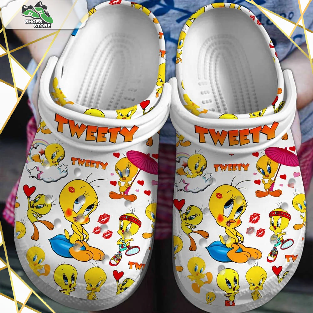 Tweety Cartoon Crocs Shoes