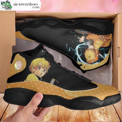 Zenitsu Agatsuma Jordan 13 Shoes, Demon Slayer Gift
